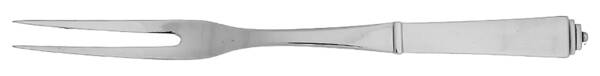 Pyramid (Sterling, 1927) Cold Meat Serving Fork W/Hlw Hdl&Sterling Tines