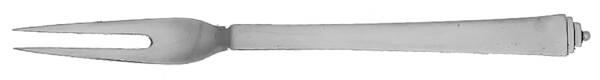 Pyramid (Sterling, 1927) Medium 2-Tine Cold Cut Serving Fork