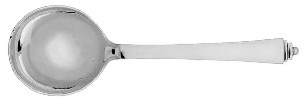 Pyramid (Sterling, 1927) Round Bowl Soup Spoon (Bouillon)