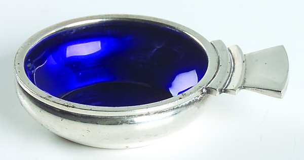 Pyramid (Sterling, 1927) Enameled Salt Cellar Individual