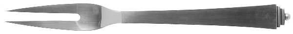 Pyramid (Sterling, 1927) Medium 2-Tine Cold Meat Serving Fork
