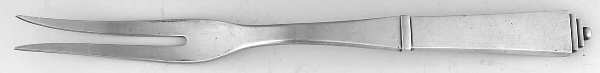 Pyramid (Sterling, 1927) Cold Meat Serving Fork W/Hlw Hdl&Sterling Tines