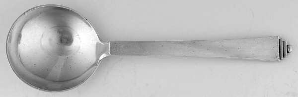 Pyramid (Sterling, 1927) Round Bowl Soup Spoon (Cream Soup)