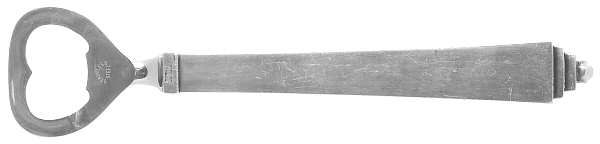 Pyramid (Sterling, 1927) Large Bottle Opener with Stainless Bowl