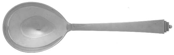 Pyramid (Sterling, 1927) Small Solid Serving Spoon