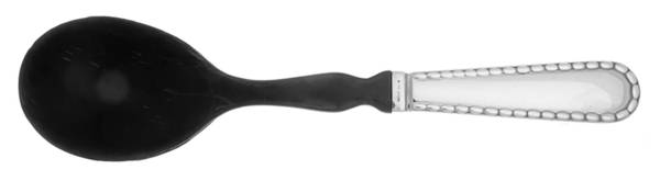 Rope (Sterling) Medium Salad Serving Spoon with Horn Bowl