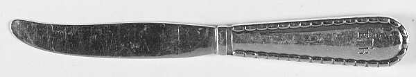 Rope (Sterling) Individual Solid Fruit Knife
