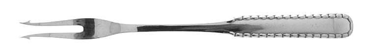 Rope (Sterling) Small 2-Tine Cold Meat Serving Fork