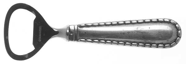 Rope (Sterling) Bottle Opener with Stainless Bowl