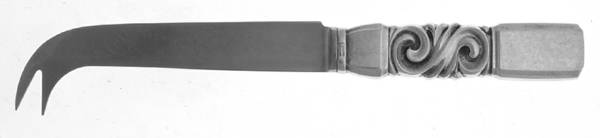 Scroll (Sterling, 1927) Cheese Knife with Stainless Blade