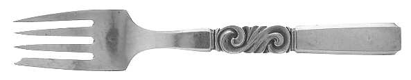 Scroll (Sterling, 1927) Individual Salad Fork