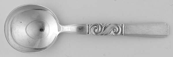 Scroll (Sterling, 1927) Round Bowl Soup Spoon (Bouillon)