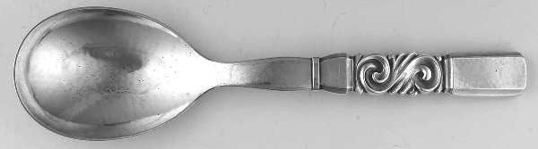 Scroll (Sterling, 1927) Large Solid Serving Spoon