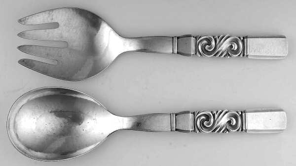 Scroll (Sterling, 1927) Large Solid Serving Set