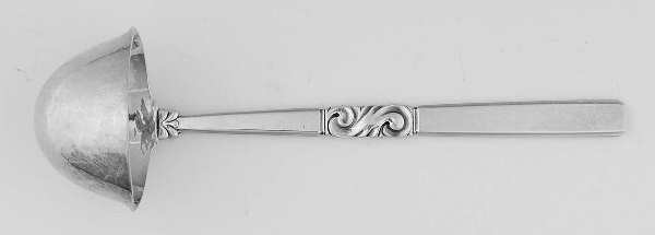 Scroll (Sterling, 1927) Large Cream Ladle, Solid Piece