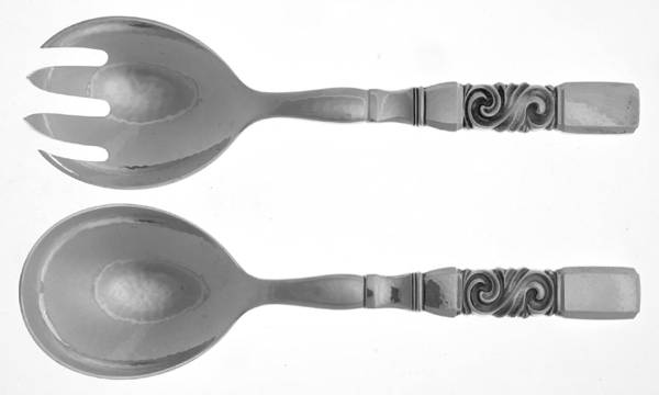 Scroll (Sterling, 1927) Hollow Handle 2-Piece Salad Set