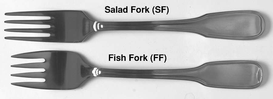 Attache-Satin (Stainless) Individual Salad Fork