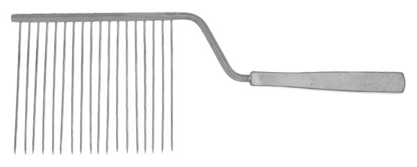 Facette (Stainless, Sweden) Cake Breaker with Silverplate Prongs HC