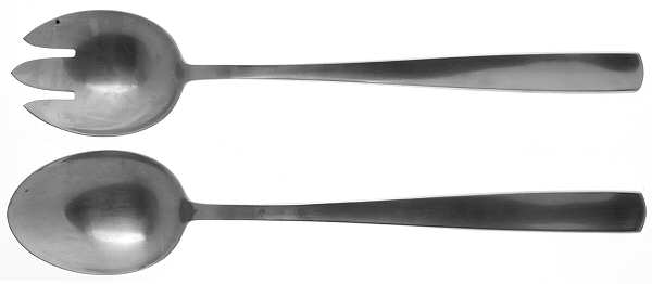 Facette (Stainless, Sweden) (2 Pc) Solid Salad Set