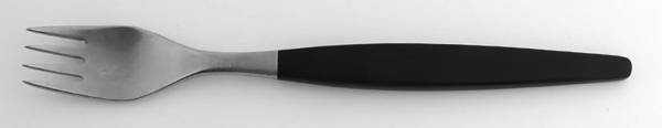 Focus Deluxe-Black (Stainless) Individual Salad Fork