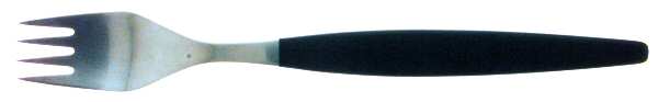 Focus Deluxe-Black (Stainless) Individual Salad Fork