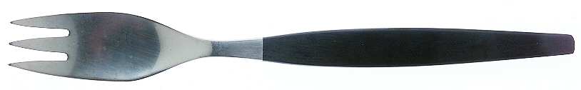 Focus Deluxe-Black (Stainless) Cocktail/Seafood Fork