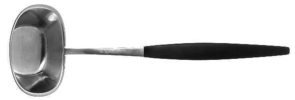 Focus Deluxe-Black (Stainless) Solid Soup Ladle