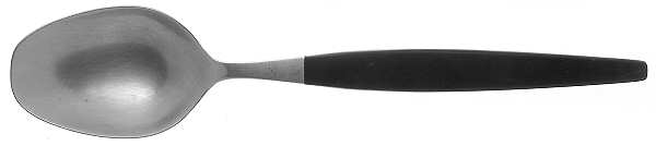 Focus Deluxe-Black (Stainless) Place/Oval Soup Spoon