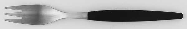 Focus Deluxe-Black (Stainless) Individual Solid Fruit Fork