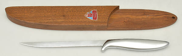 Presentation (Stainless) (1 Pc) Small Carving Knife & Used Wood Case