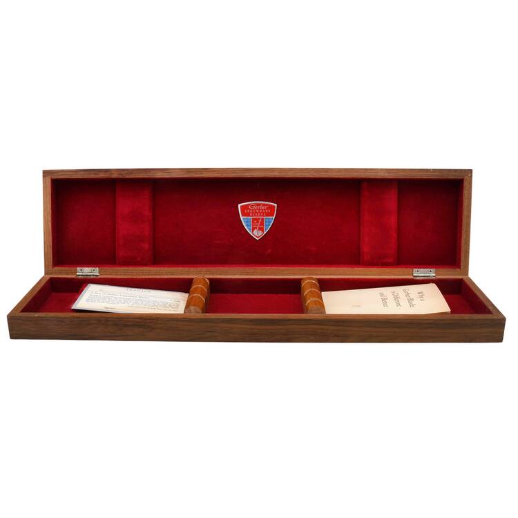 Presentation (Stainless) Used Wood Carving Set Case