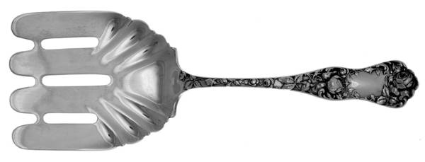 American Beauty (Sterling, 1896) Large Solid Asparagus Serving Fork