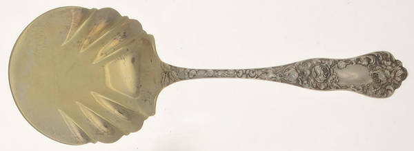 American Beauty (Sterling, 1896) Tomato Server, Solid Piece