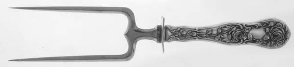 American Beauty (Sterling, 1896) Large Joint/Roast Holder Fork
