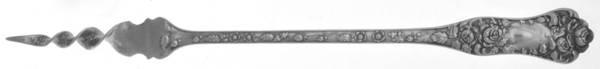 American Beauty (Sterling, 1896) One Tine Butter Pick