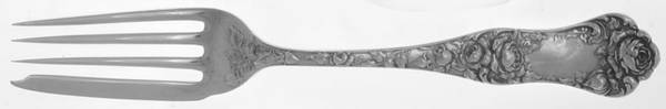 American Beauty (Sterling, 1896) Large Individual Solid Fish/Salad Fork
