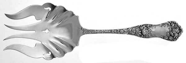 American Beauty (Sterling, 1896) Oversize Solid Salad Servng Fork