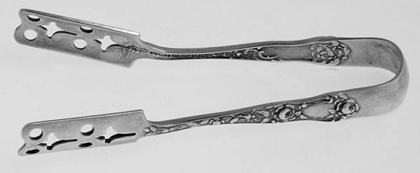 American Beauty (Sterling, 1896) Solid Individual Asparagus Tongs