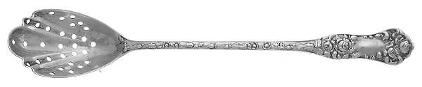 American Beauty (Sterling, 1896) Pierced Bowl Short Handle Olive Spoon
