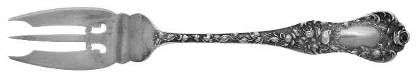 American Beauty (Sterling, 1896) Individual Pie Fork