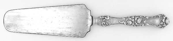 American Beauty (Sterling, 1896) Pie Server with Silverplate Blade