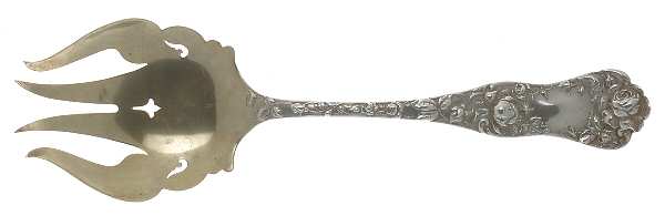 American Beauty (Sterling, 1896) Solid Salad Serving Fork