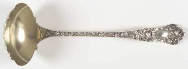 American Beauty (Sterling, 1896) Oyster Ladle Solid Piece
