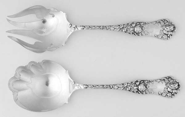 American Beauty (Sterling, 1896) (2 Pc) Solid Salad Set