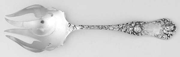 American Beauty (Sterling, 1896) Solid Salad Serving Fork