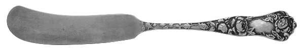 American Beauty (Sterling, 1896) Flat Handle Butter Spreader