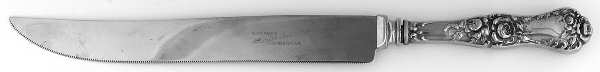 American Beauty (Sterling, 1896) Large Stainless Blade Roast Carving Knife