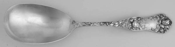 American Beauty (Sterling, 1896) Large Solid Berry/Casserole Spoon
