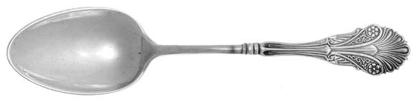 Corinthian (Sterling, 1870) Monogrammed Oval Dessert/Soup Spoon