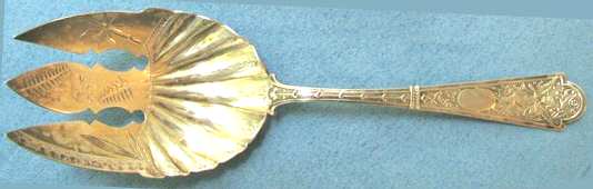 Cupid (Sterling, 1898) Solid Salad Serving Fork
